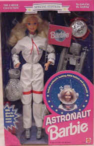 "Astronaut Barbie has a PURSE?!" -Longmire